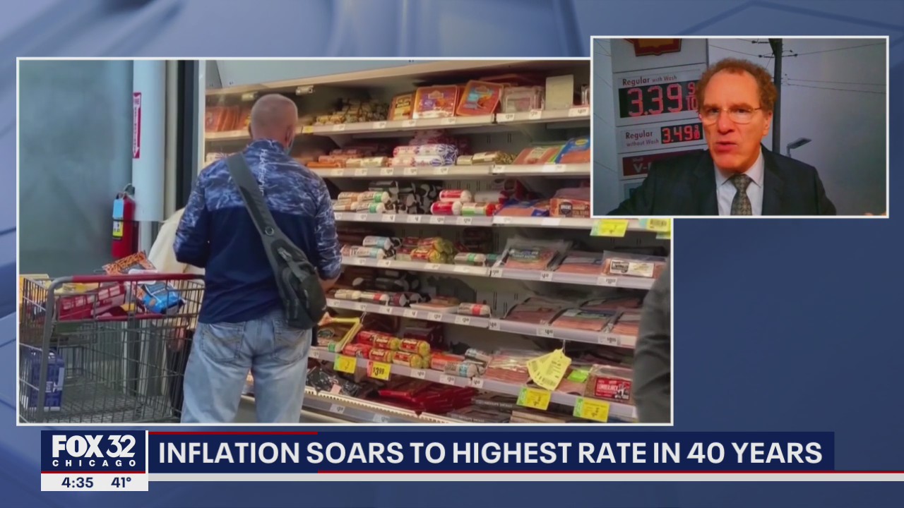 Inflation soars to highest rate in 40 years