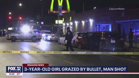 Child grazed by bullet, man shot in face in Chatham