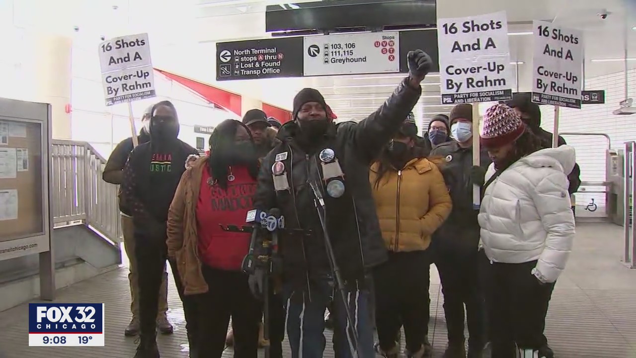 Activists call for more charges against Jason Van Dyke, protest early release