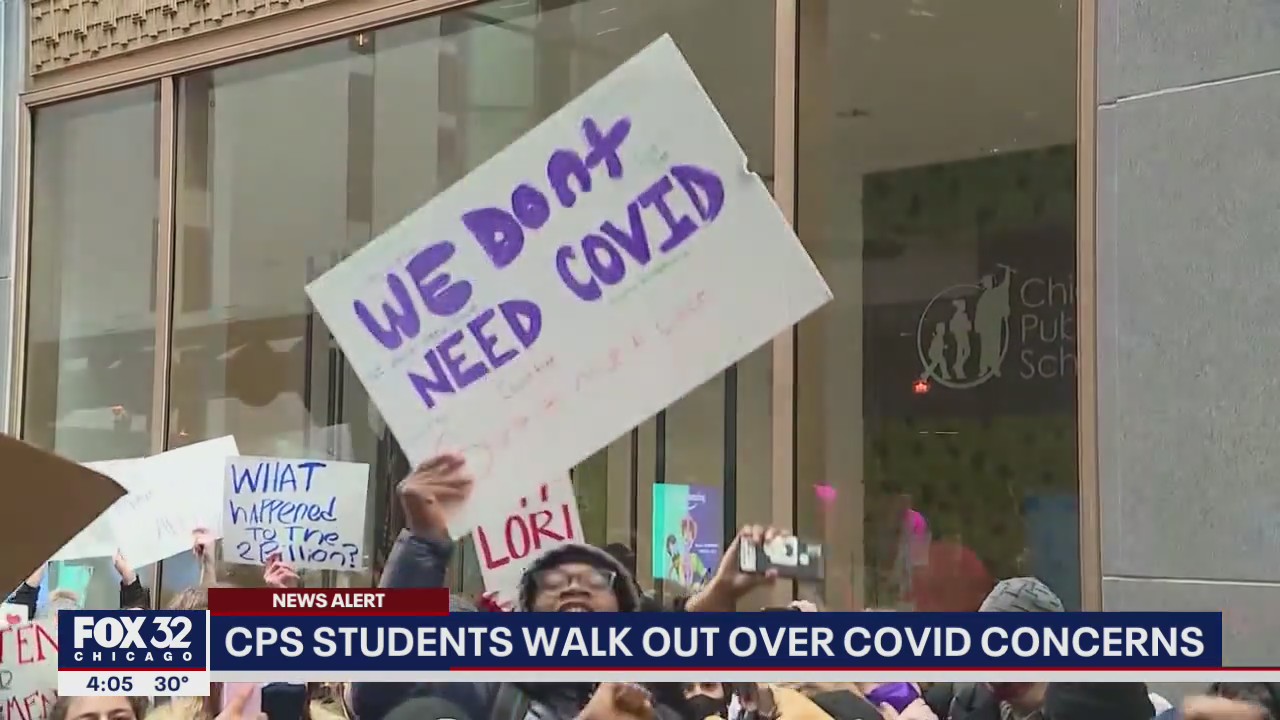 CPS students walk out over COVID concerns