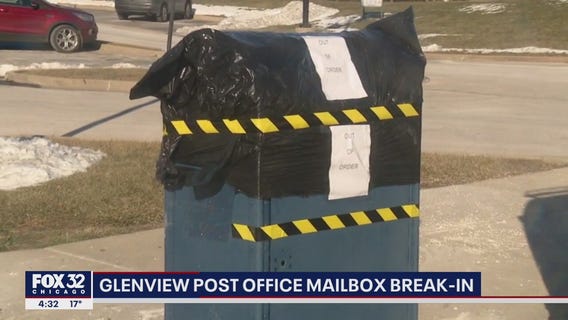 Glenview Post Office mailbox robbed