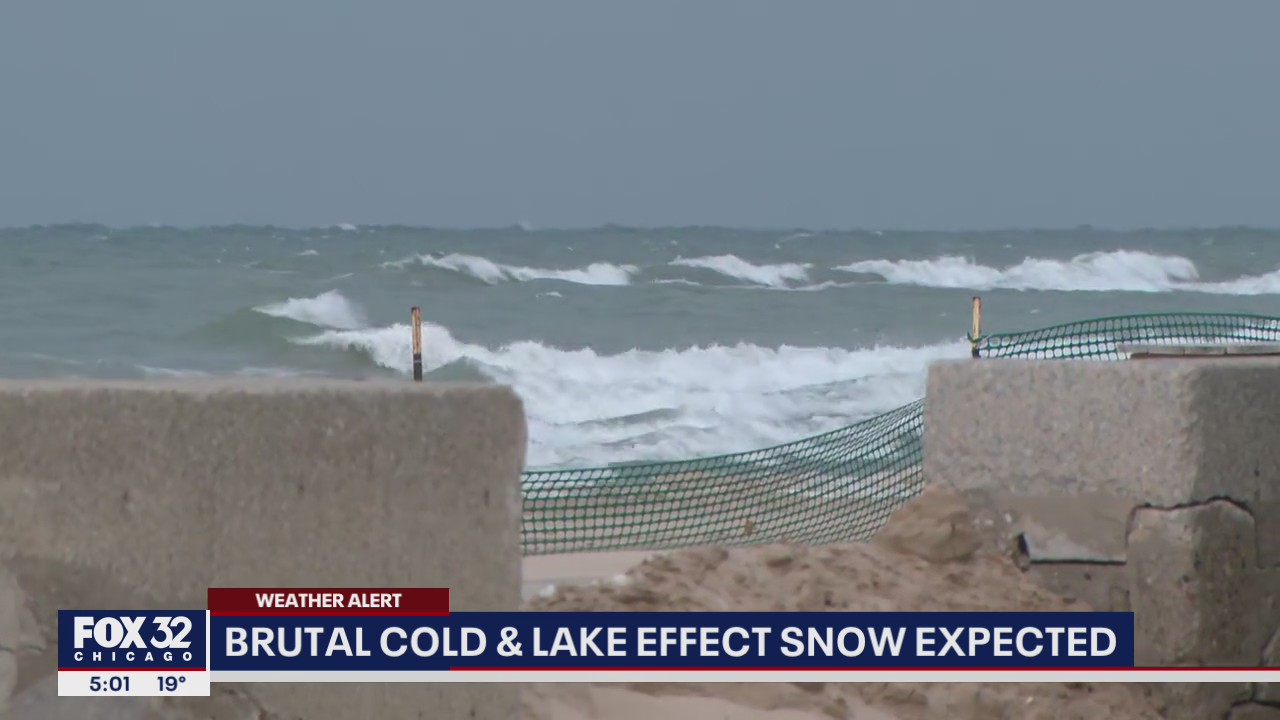 Brutal cold, lake effect snow expected in Chicagoland