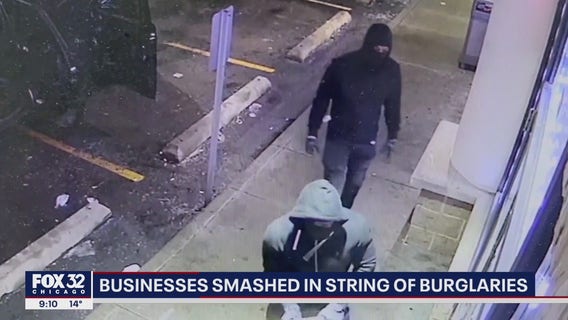 Chicago, suburban businesses damaged in string of burglaries