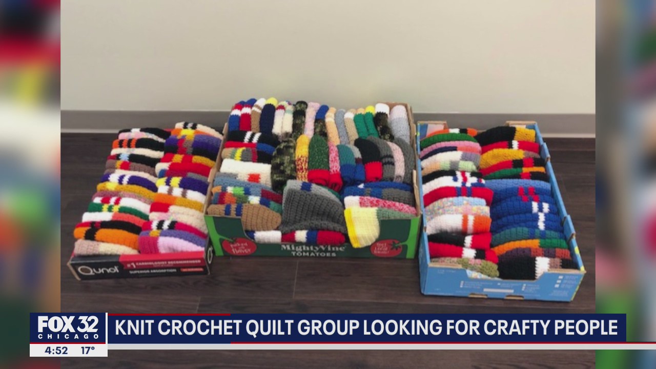 Lake County knit crochet quilt group looking for crafty people