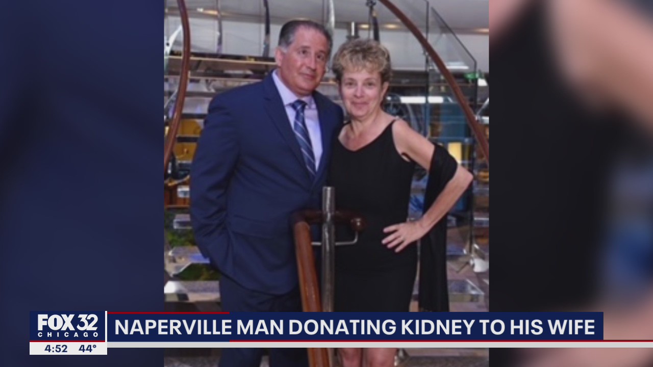 Naperville man donating kidney to his wife