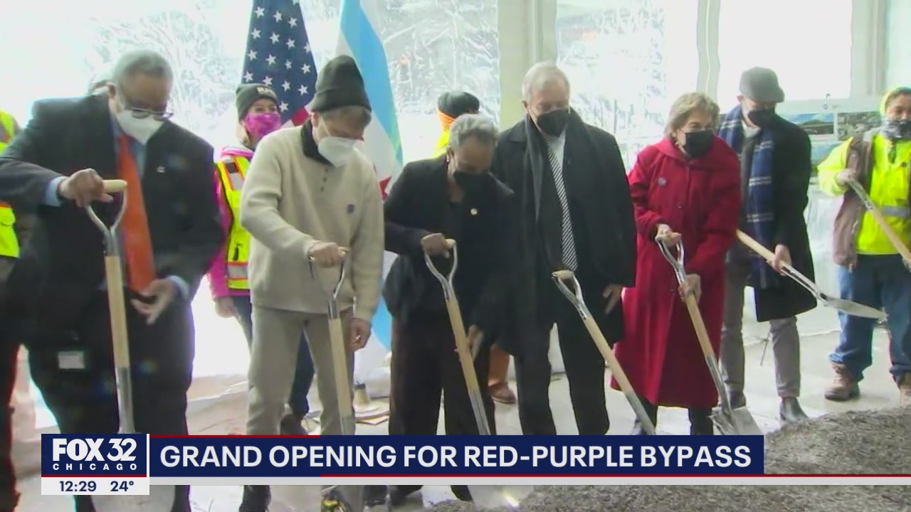 Lightfoot, officials celebrate grand opening of CTA Red-Purple Bypass