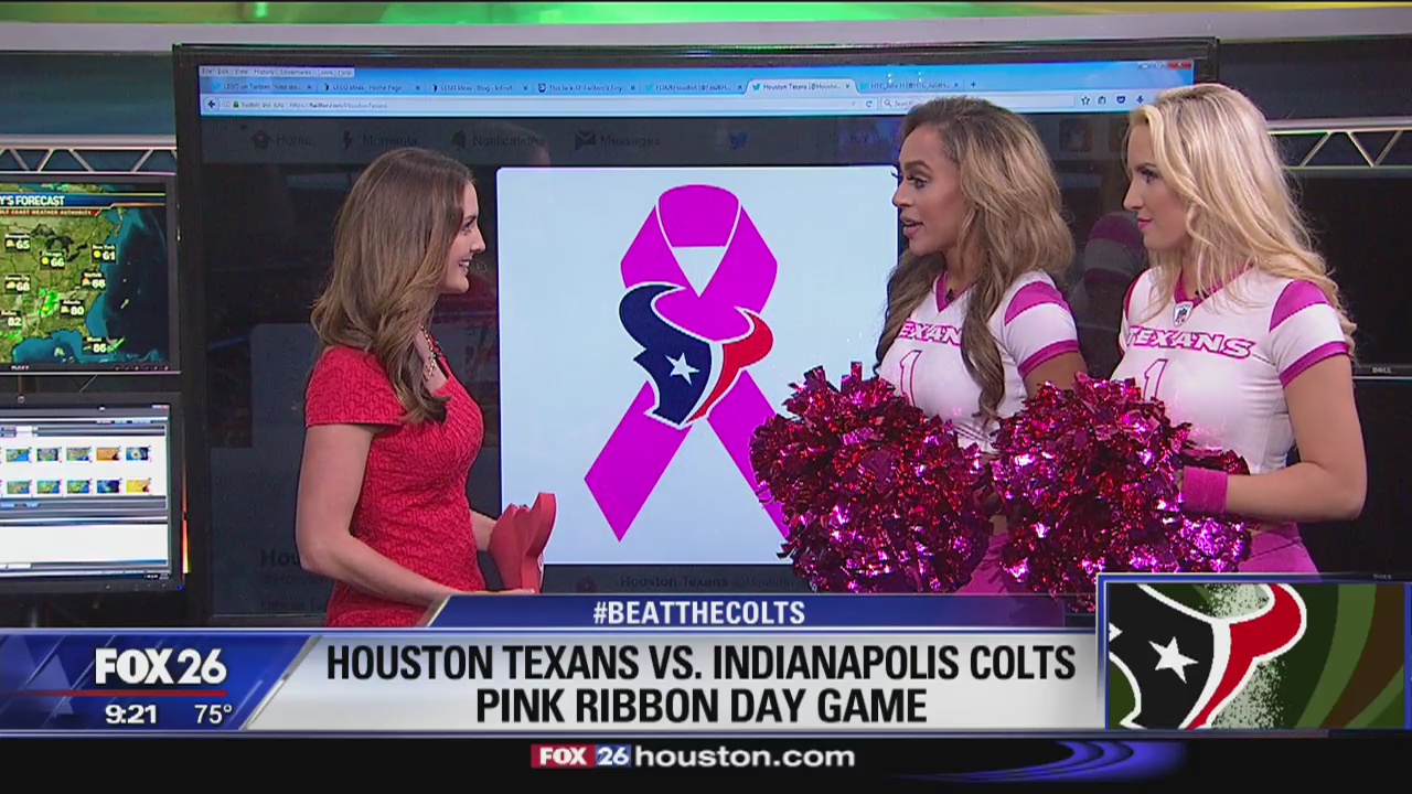 Texans Pink Ribbon game against Colts