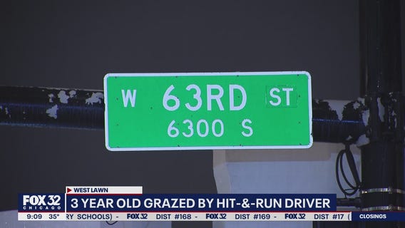 Toddler grazed by hit-and-run driver in West Lawn
