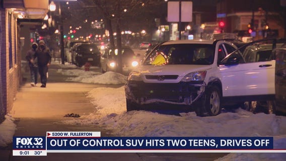2 teens struck by SUV in Chicago; driver, passenger fled the scene
