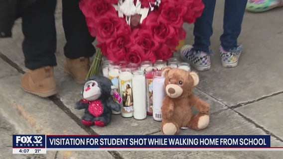 Visitation held for Chicago student while walking home from school