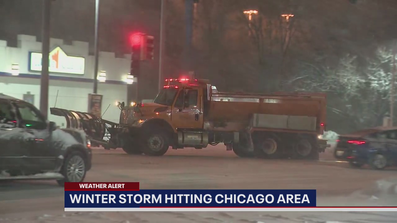 Heavy snowfall and slick roads are making for a downright nasty morning commute