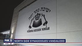 Synagogues, Jewish businesses vandalized over the weekend on the North Side