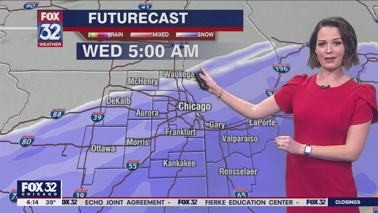 Snowstorm bearing down on Chicago area: full forecast