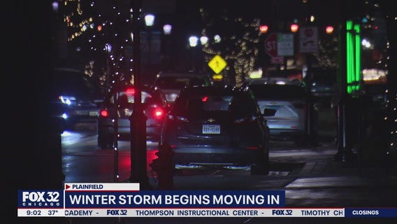 Winter Storm Warning: Snow begins moving in across Chicago area