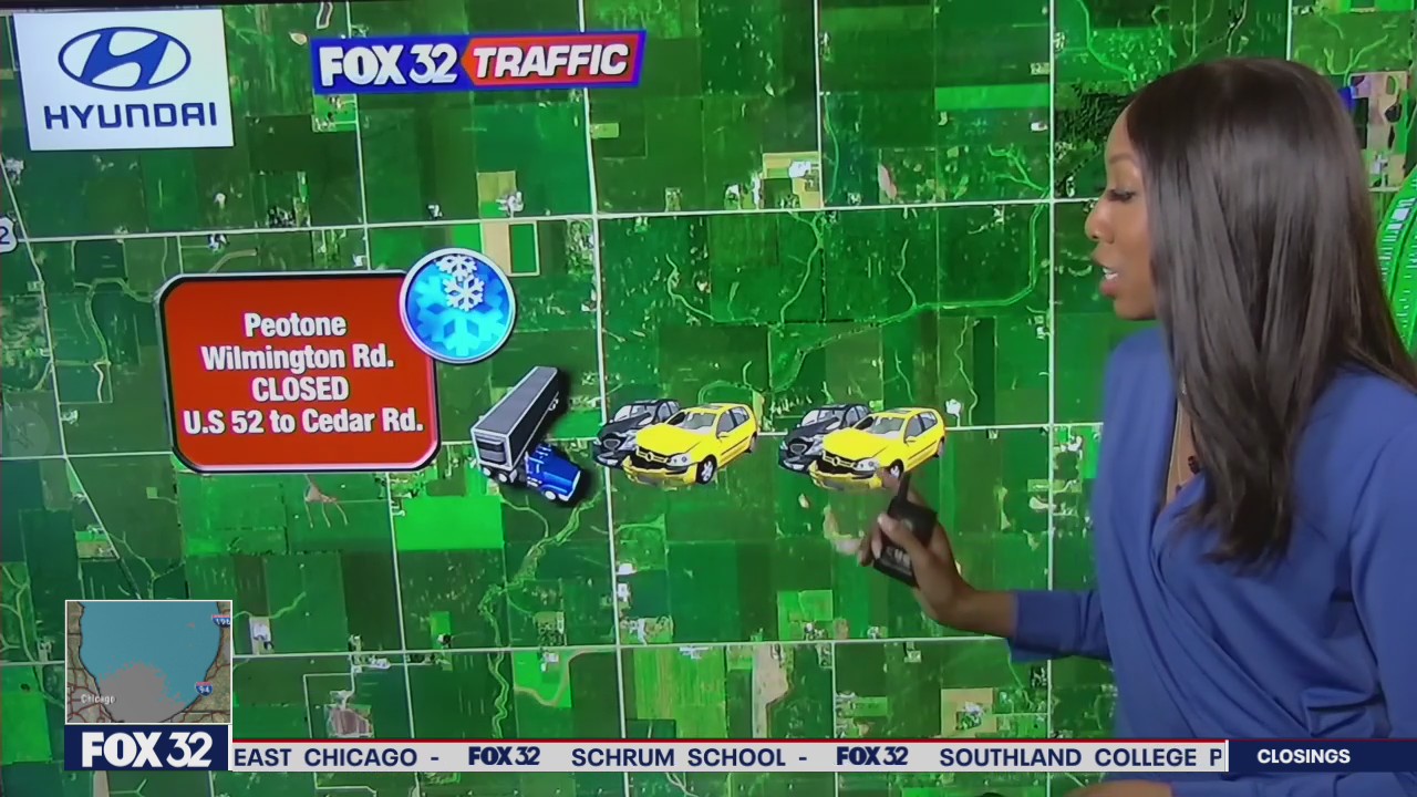 Snowdrift snarls traffic, stalls cars and semis in Will County