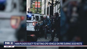 Chicago man pleads guilty to setting CPD vehicle on fire during 2020 riots