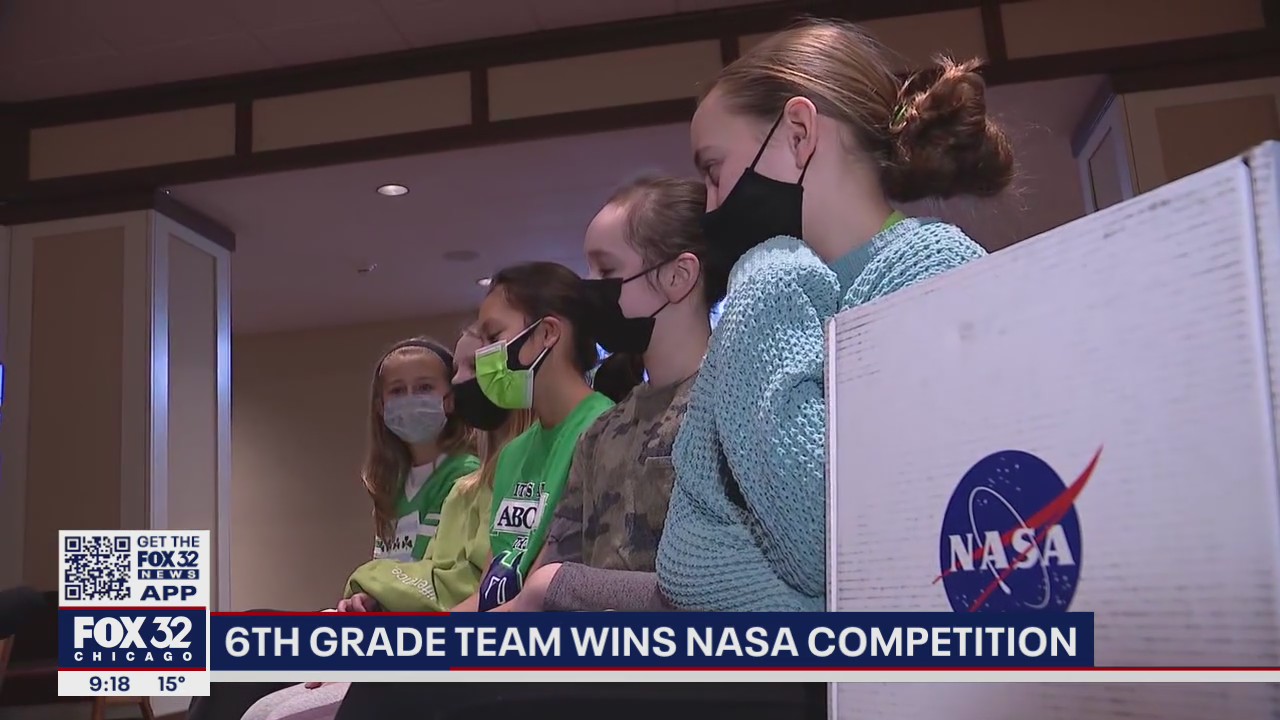 Suburban 6th grade girls picked as winners in national competition conducted by NASA