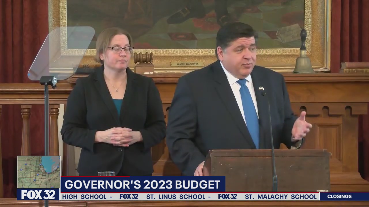 Pritzker 2023 budget proposal: Tax break on gasoline, groceries; funds to protect crime witnesses