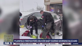 Plainfield firefighters deliver baby during blizzard