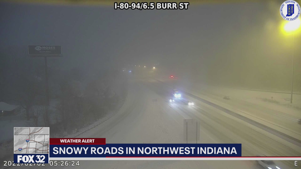 Northwest Indiana roads hammered with heavy snow