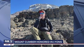 Suburban man honored in Lyons for climbing Mount Kilimanjaro