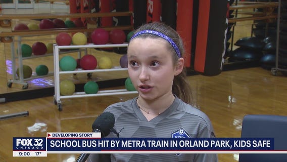 12-year-old who was on school bus moments before train struck it shares her story