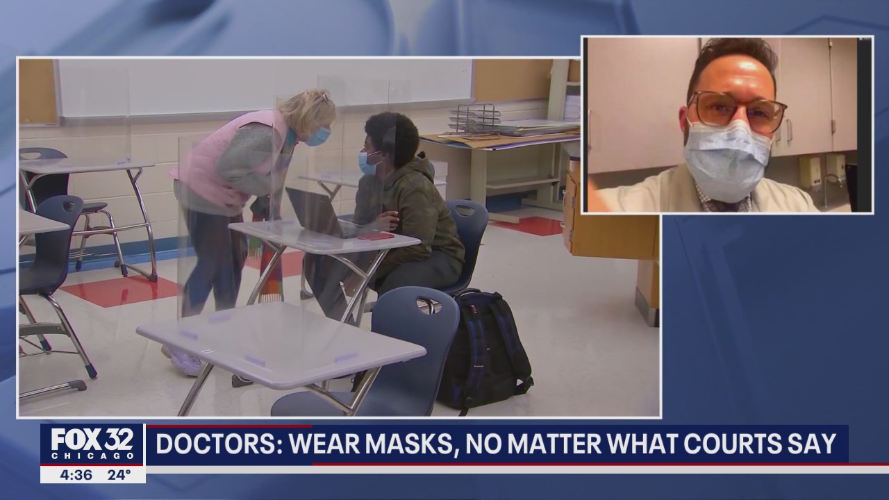 Doctors: Wear masks, no matter what courts say