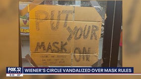 Wieners Circle vandalized over mask rules
