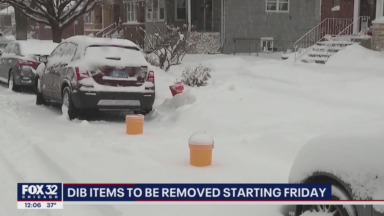 Chicago to remove dibs items starting Friday