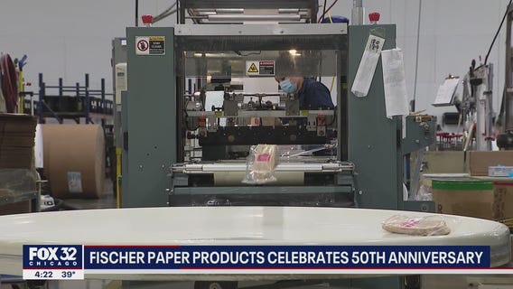 Fischer Paper Products celebrating 50 years in business, due in part to the pandemic