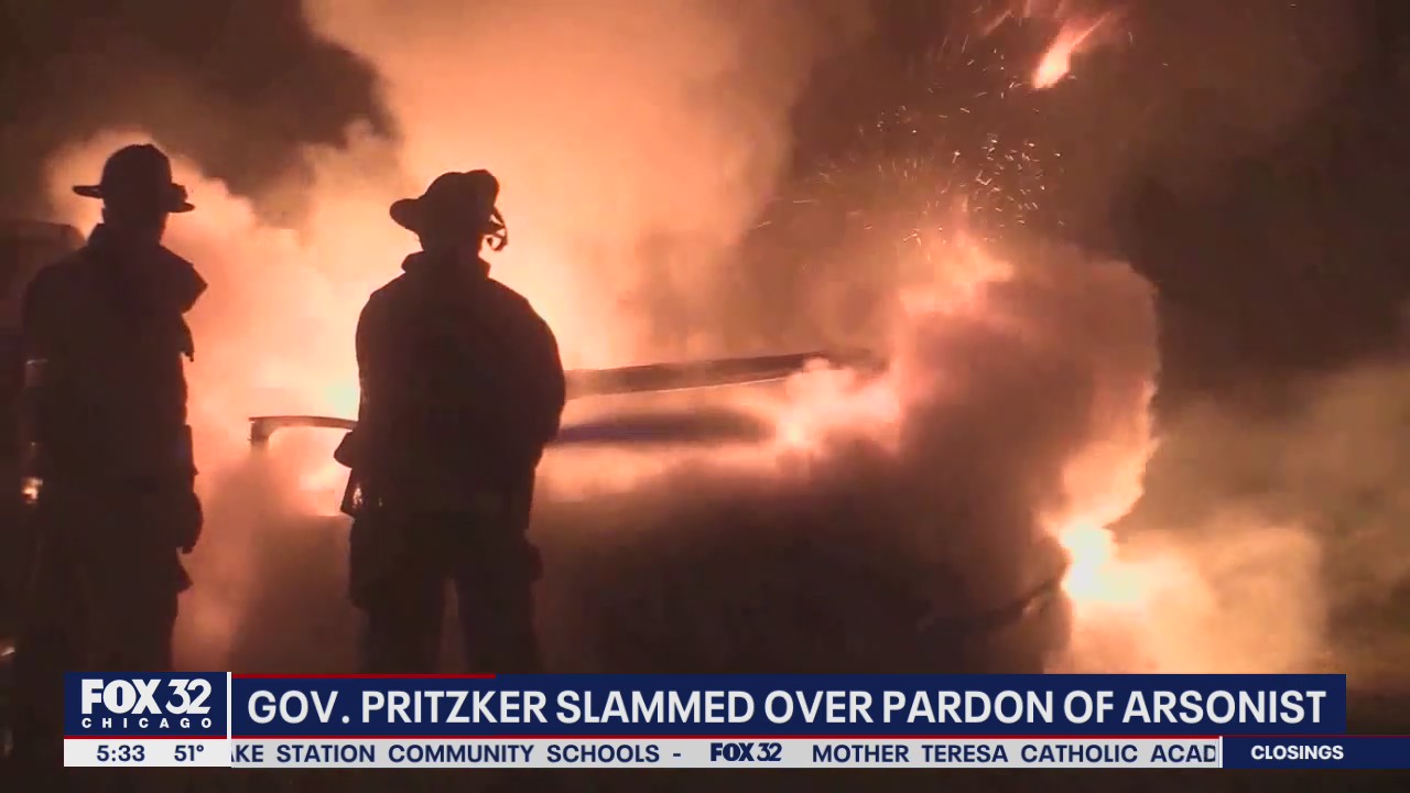 Pritzker slammed over pardon of arsonist