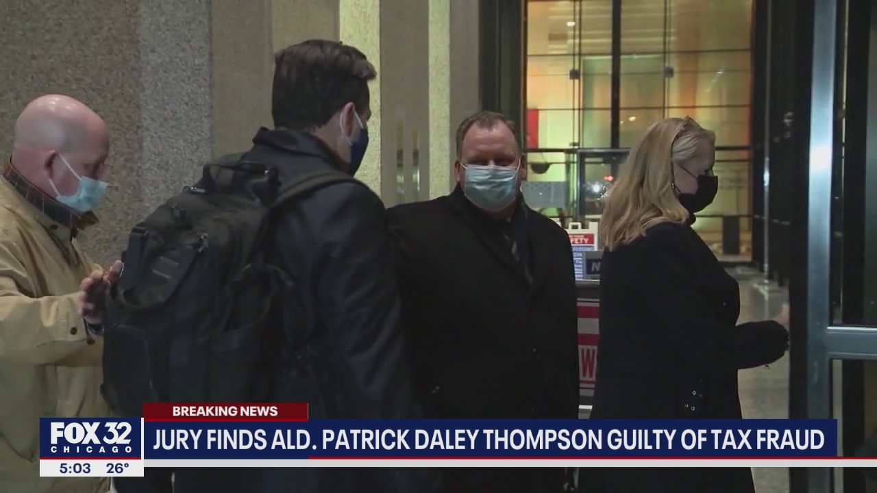 Chicago Alderman Patrick Daley Thompson found guilty in tax fraud trial