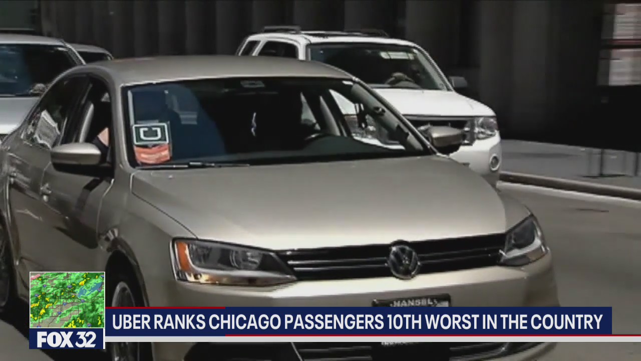 Uber ranks Chicago passengers 10th worst in the country