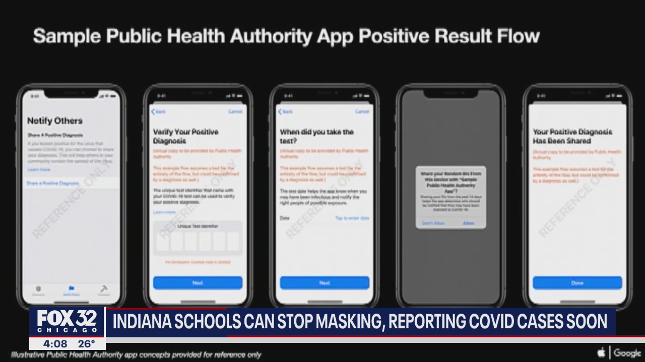 Indiana schools can stop masking, reporting COVID cases soon