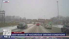 Illinois Department of Transportation warns of 'hazardous' driving conditions
