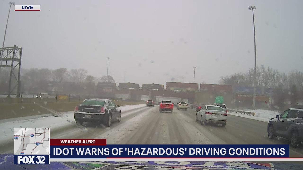 Illinois Department of Transportation warns of 'hazardous' driving conditions