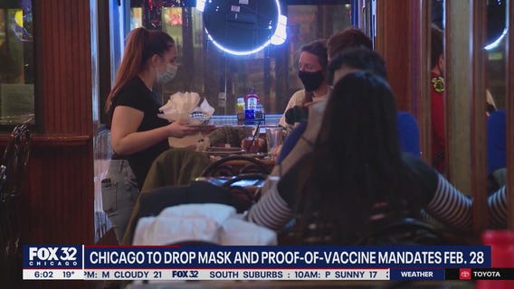 Chicago's mask and proof-of-vaccination mandate to end on Feb. 28th