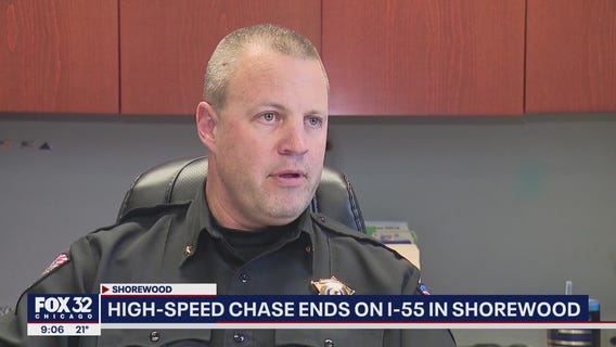 High-speed chase involving Chicago carjacking suspect ends on I-55 in Shorewood