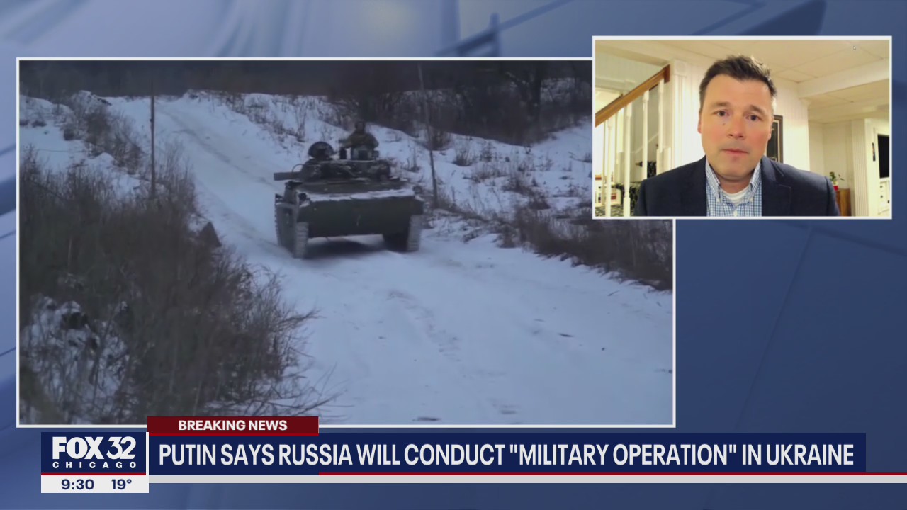 Putin says Russia will conduct 'military operation' in Ukraine