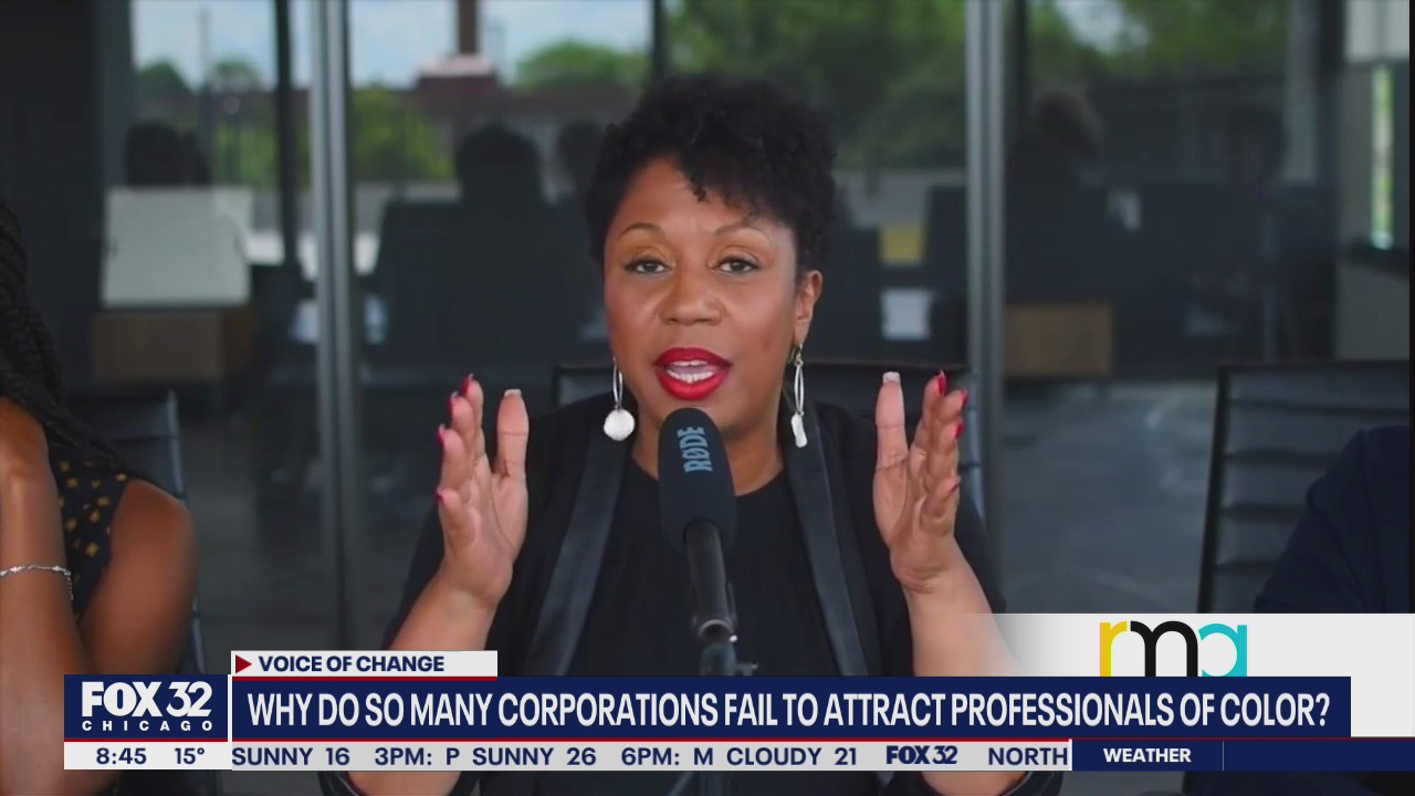 Why do some corporations fail to attract professionals of color?