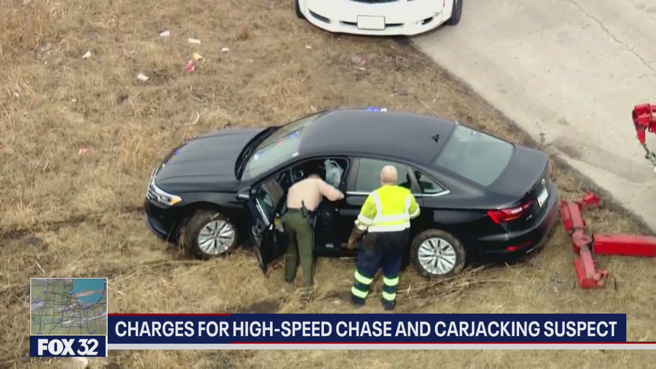 Charges filed for Harvey man accused of leading ISP on high-speed chase