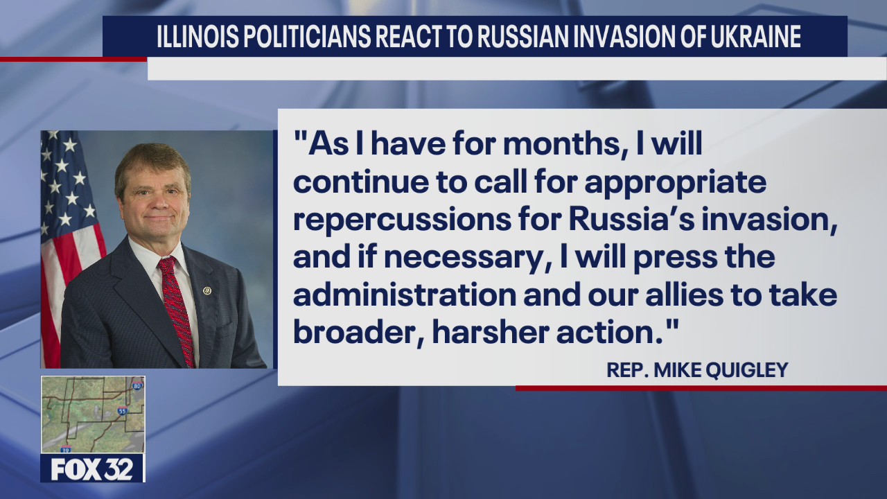 Pritzker, Illinois politicians weigh in on Ukraine invasion