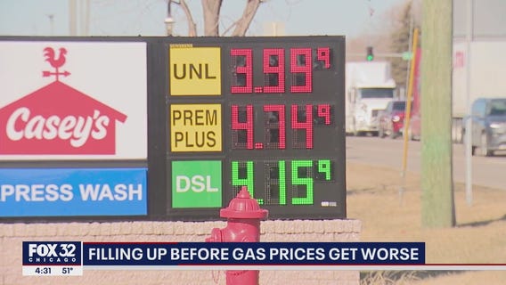 Gas prices around Chicagoland continue to rise