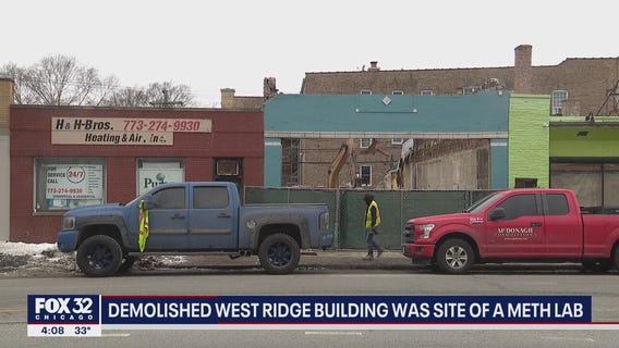 Demolished Chicago building was site of meth lab, gambling den