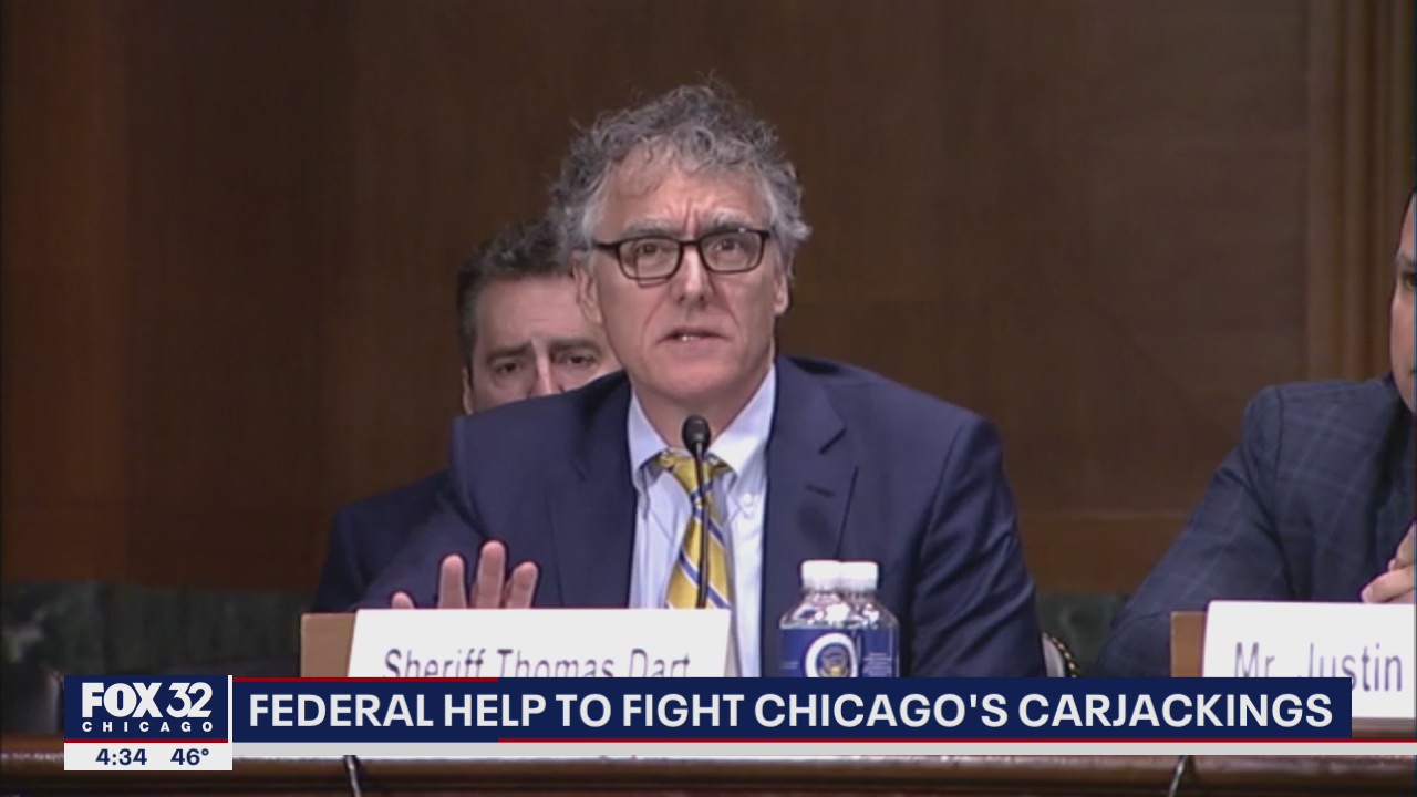Cook County sheriff asks for federal help to combat carjacking crisis
