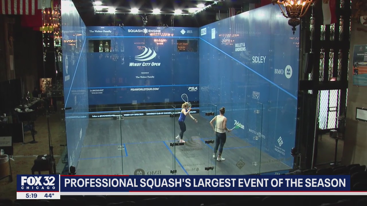 Professional squash's largest event of the season takes place in Chicago