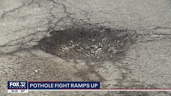 Potholes continue to pop up across Chicago