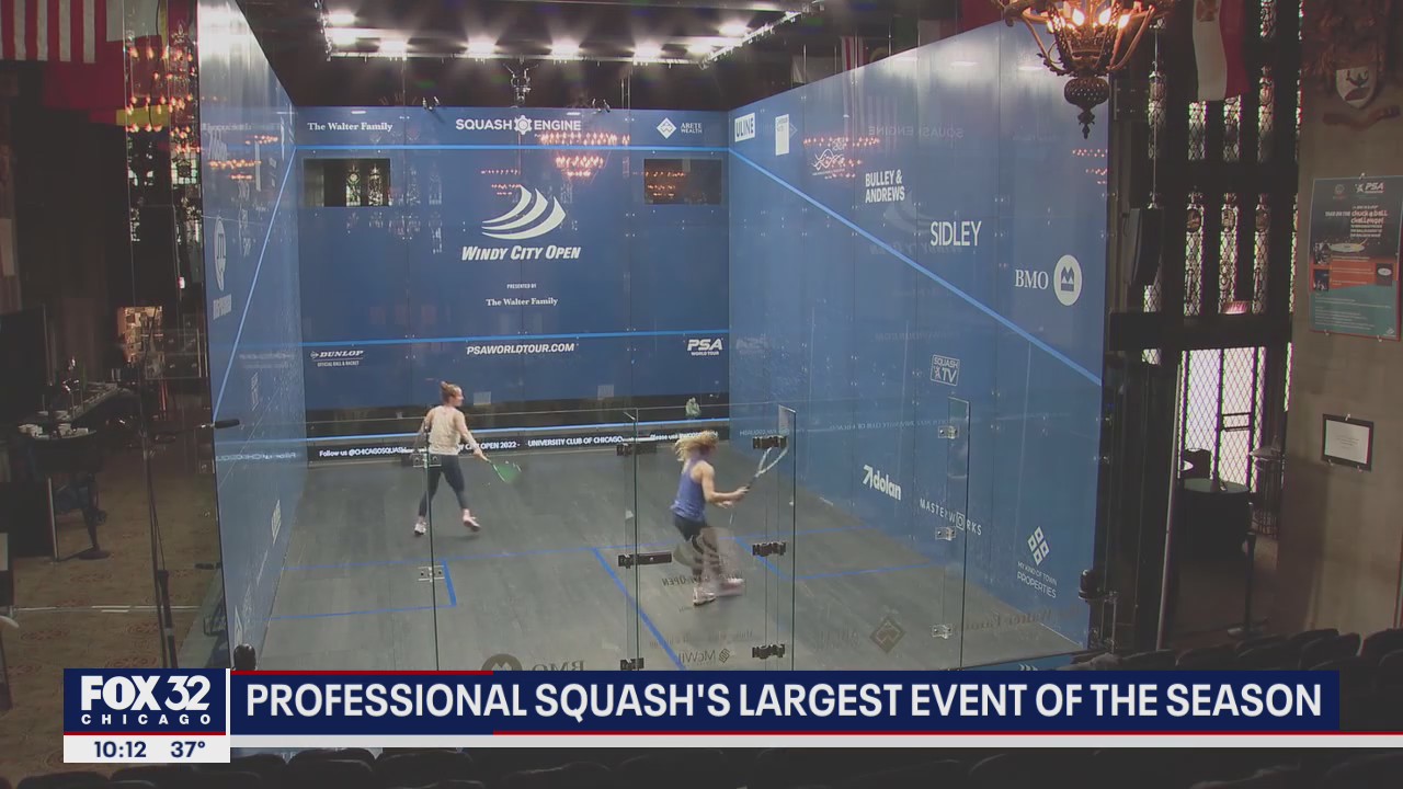 'Windy City Open': Professional Squash Association's largest event of the season held in Chicago