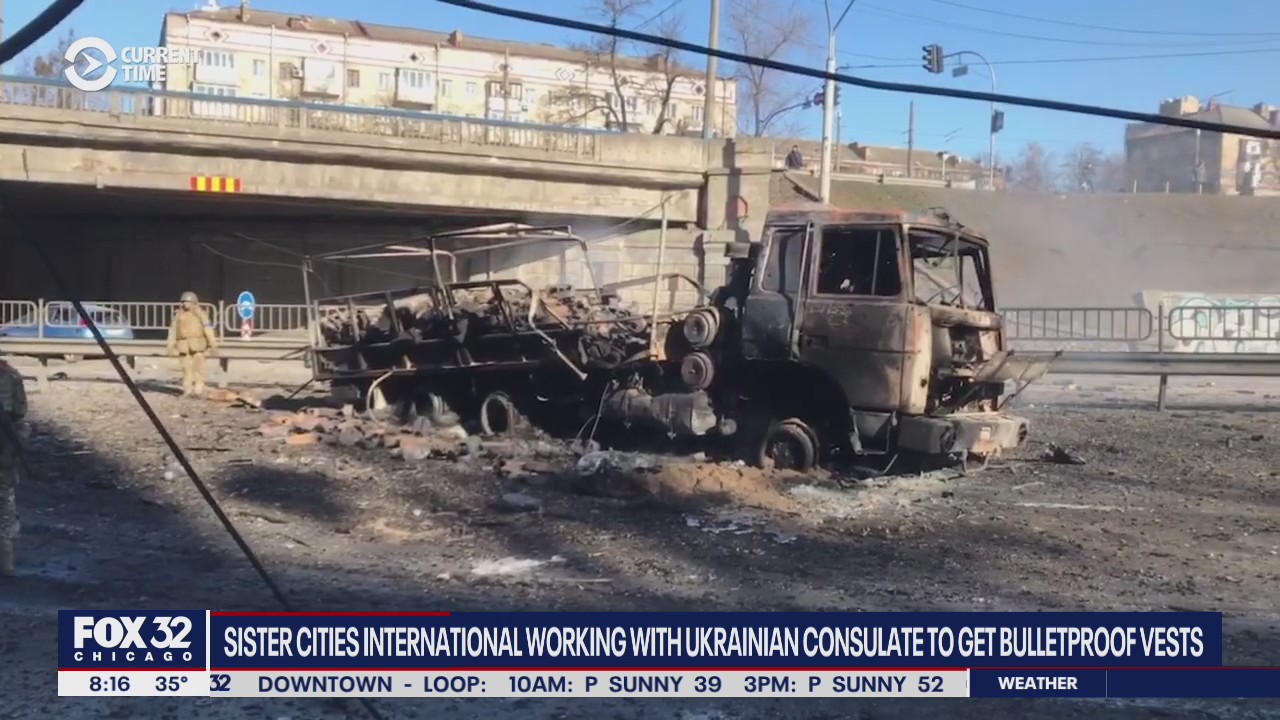 Chicago Sisters Cities International working to send bulletproof vests to Ukrainians
