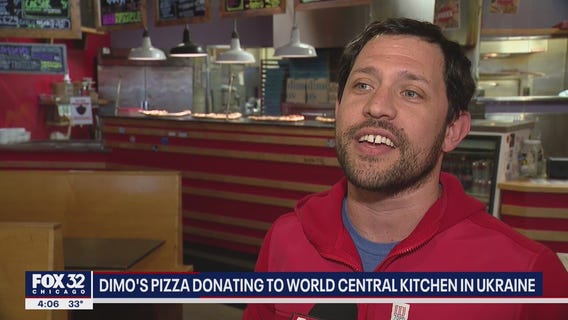 Dimo's Pizza teams up with nonprofit to help feed Ukrainian refugees